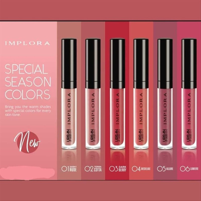Jual TERMURAH!! Implora Lip Cream matte/Lipcream implora/Urban implora ...