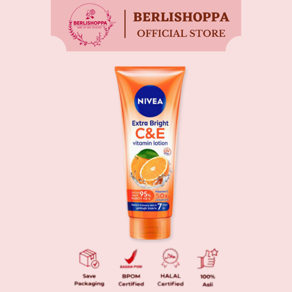 Jual NIVEA Extra Bright C&E Vitamin Body Lotion 180ml Shopee Indonesia