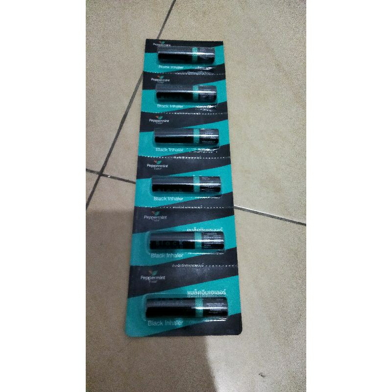 Jual Black Inhaler Peppermint Lisa Blackpink ecer satuan | Shopee Indonesia
