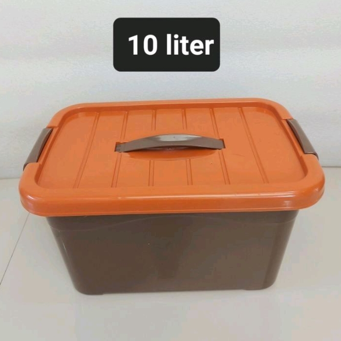 Jual Container Box Plastik/kotak Plastik Penyimpanan Barang 10 Liter ...