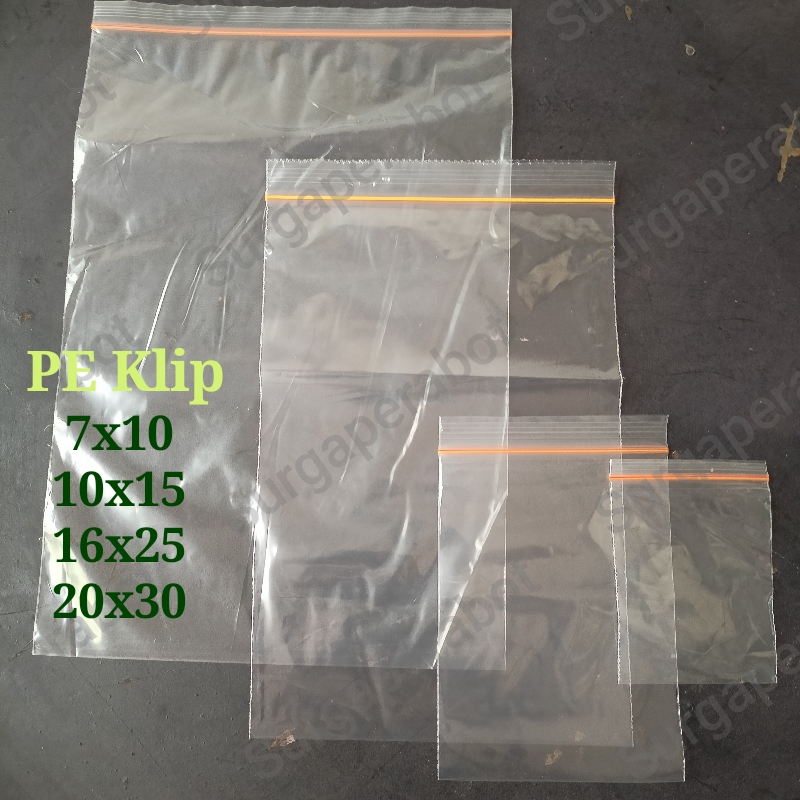 Jual Plastik Pe Klip Isi 100 Lembar Zipper Ziplock Packing Clip Obat Snack Baju Shopee Indonesia 4422