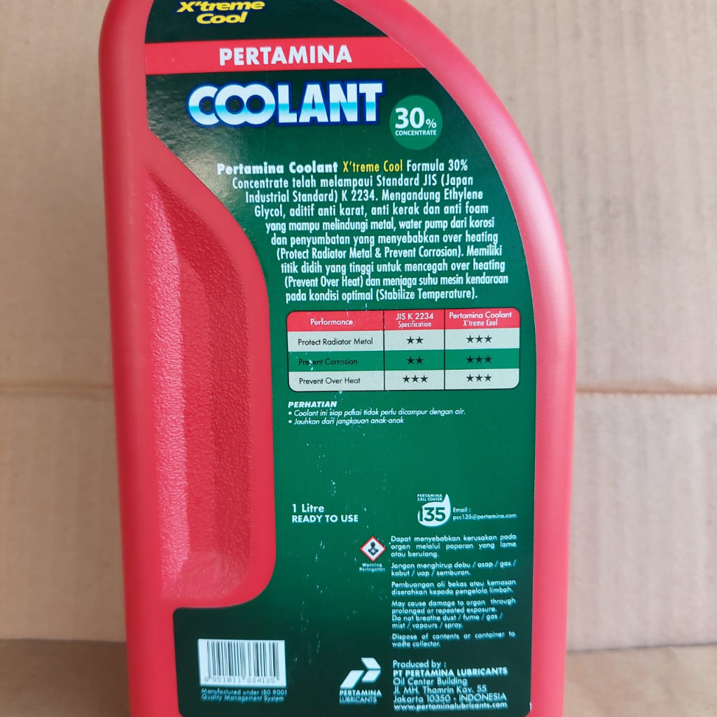 Jual AIR RADIATOR PERTAMINA COOLANT LITER | Shopee Indonesia