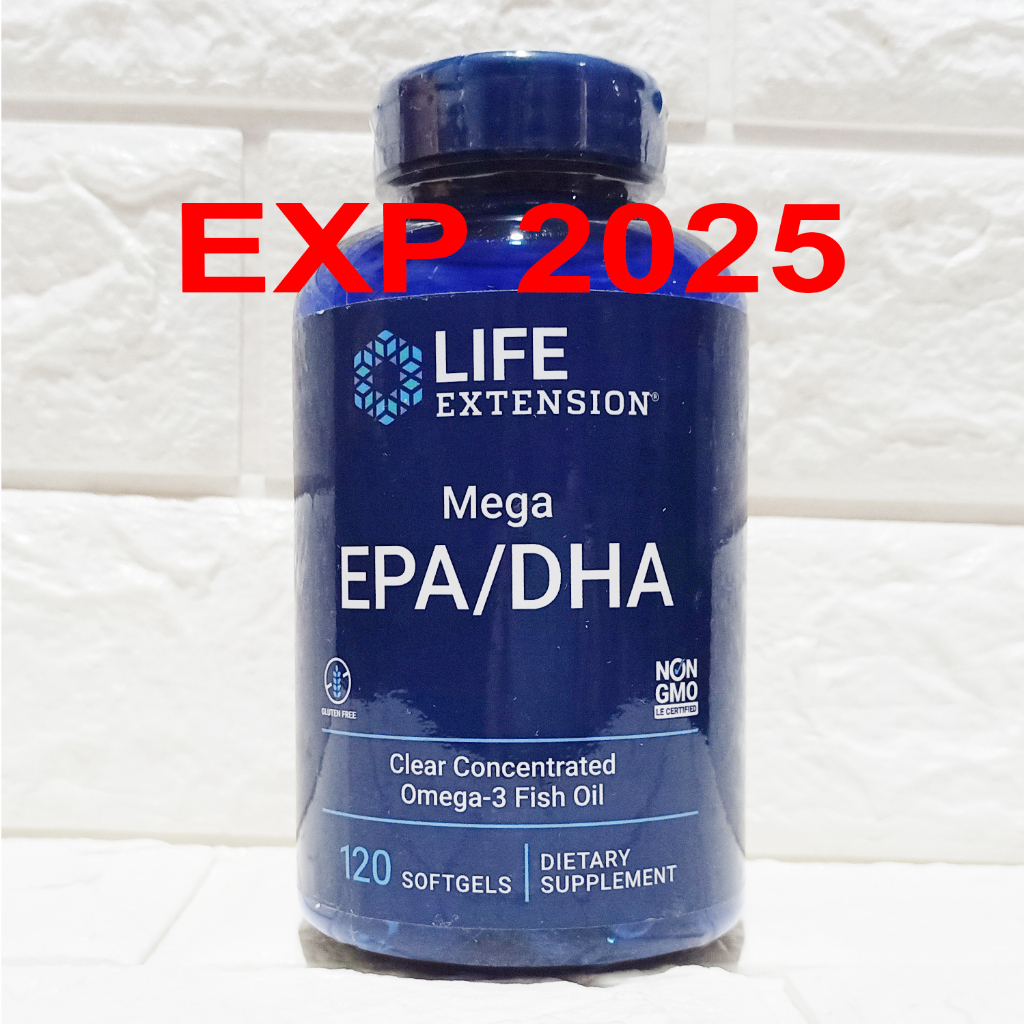 Jual Life Extension Mega EPA DHA 120 Softgels | Shopee Indonesia