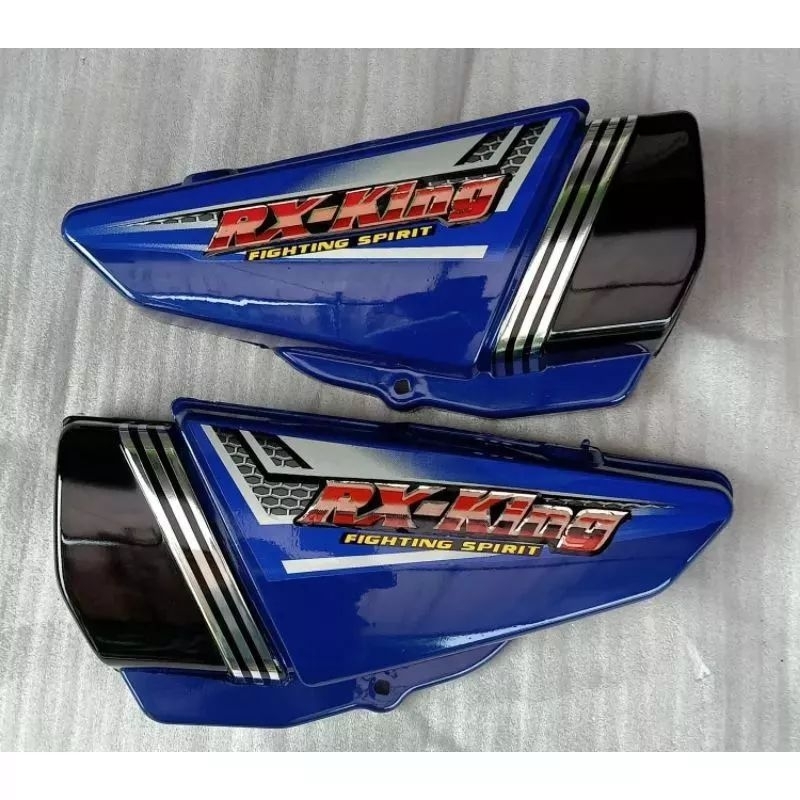 Jual Box Tutup Aki RX King New Biru Tahun 2004 - 2005 Set Striping ...