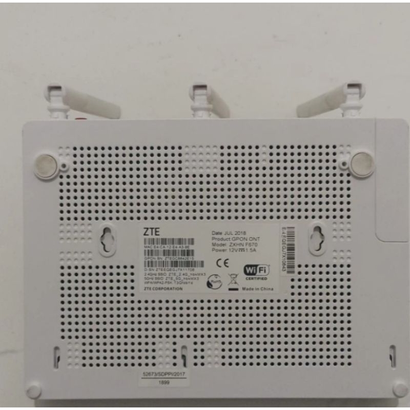 Jual MODEM ZTE PREMIUM ZXHN F670 GPON DUAL BAND | Shopee Indonesia
