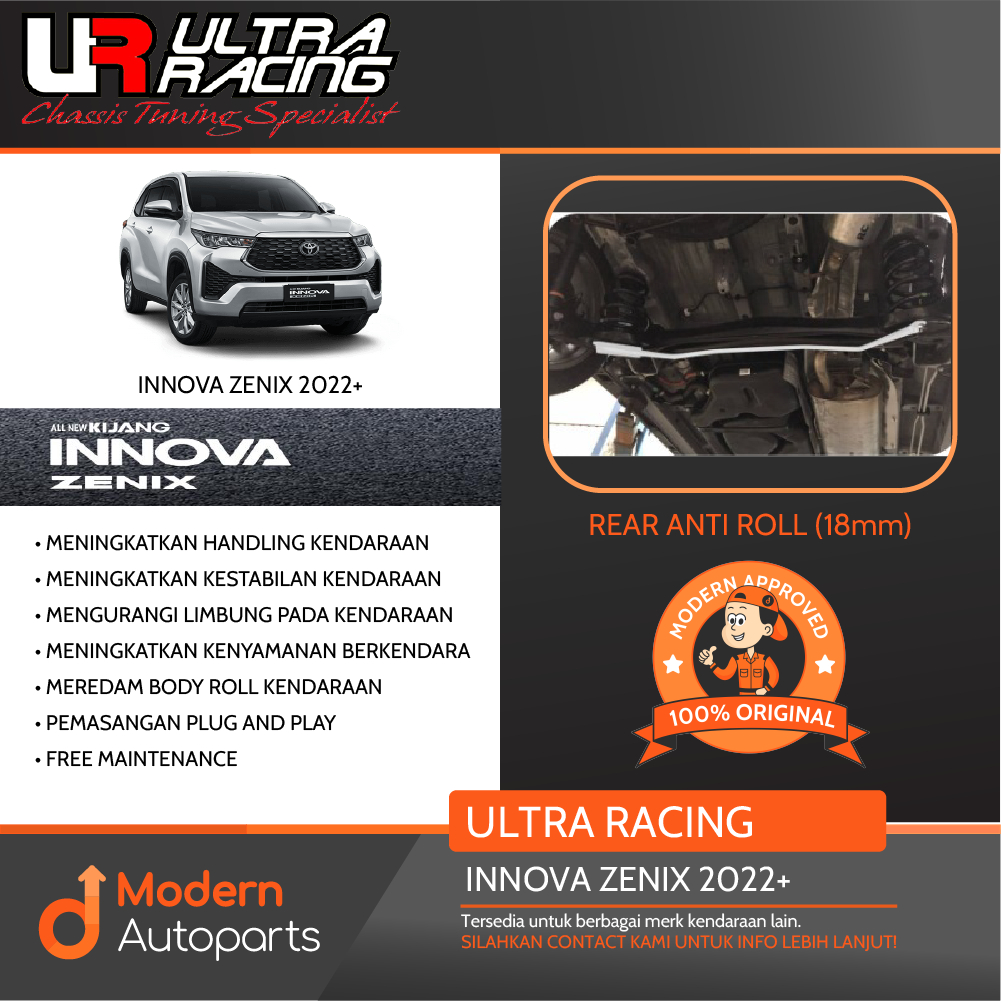 Jual Stabilizer Ultra Racing INNOVA ZENIX 2023+ REAR ANTI ROLL PnP ...