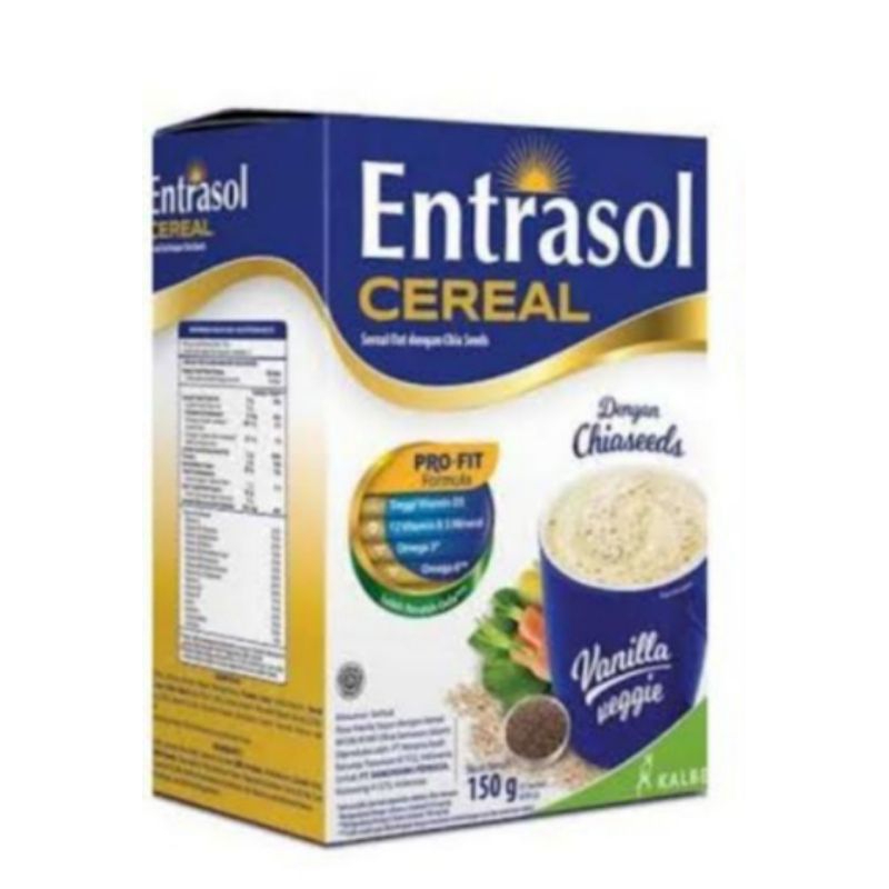 Jual Sereal Entrasol Vanilla 150 gr (isi 5 sachet) | Shopee Indonesia