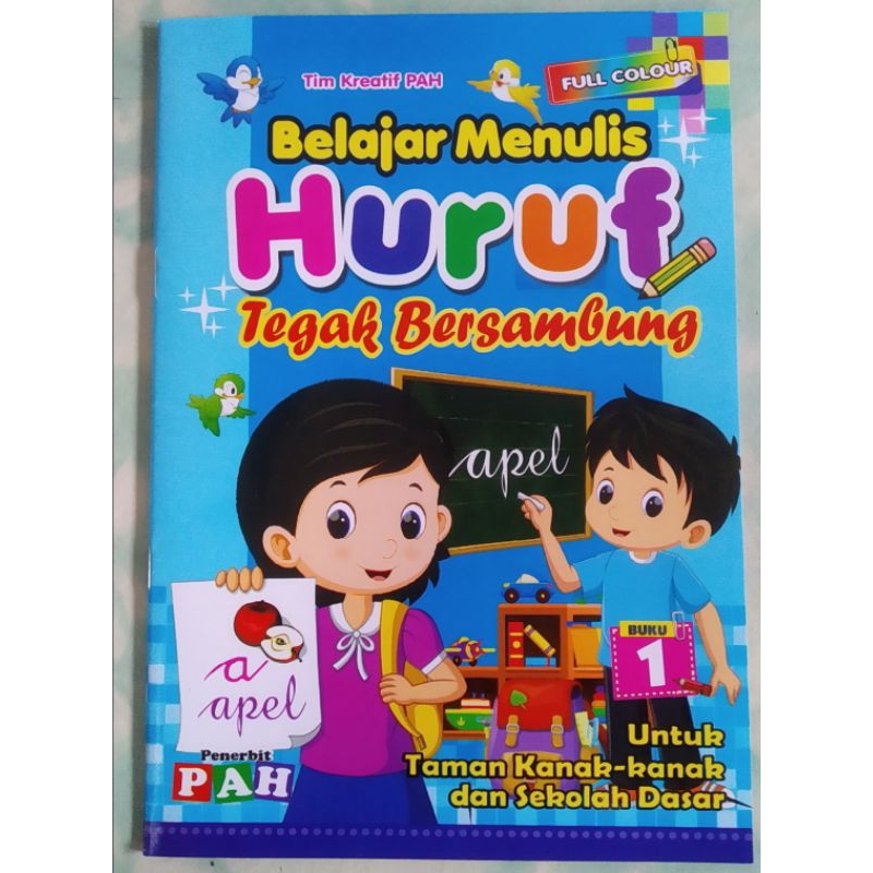 Jual Buku Belajar Menulis Huruf Latin Tegak Bersambung Shopee Indonesia 0729