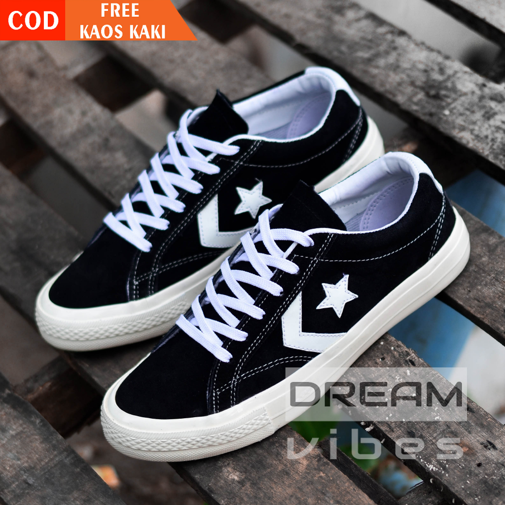 SEPATU PRIA CONVERSE ONE STAR BASIC SUEDE KASUAL SNEAKERS TERLARIS - Main Image