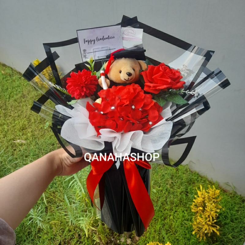 Jual Ready Buket Bunga Wisuda Buket Boneka Wisuda Buket Wisuda