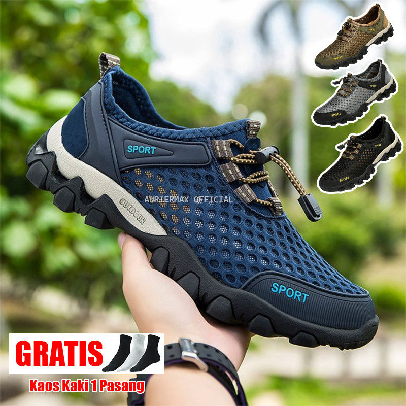 Daftar harga Sepatu Kets Pria Murah Casual Biru Bulan Oktober 2023