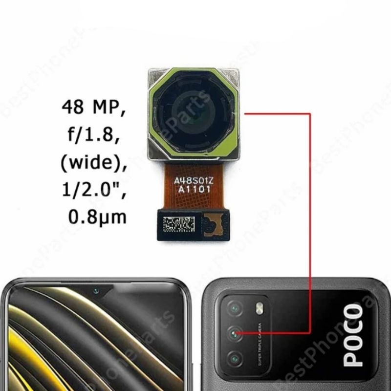Desconocido Lautsprecher Für Xiaomi Poco M3 Redmi 9T - Interner Sound Ersatzteil