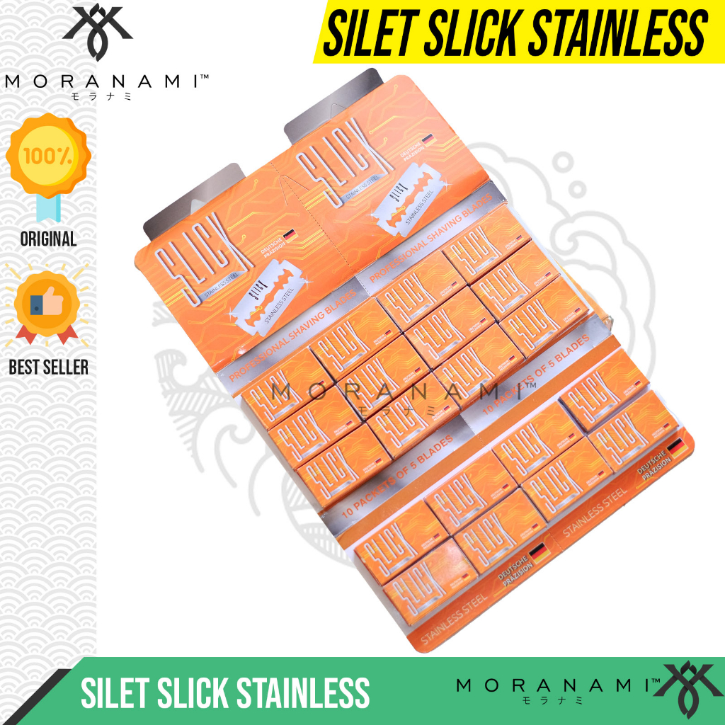 Jual Pisau Silet SLICK Silet Cukur Jenggot Kumis Cukur Rambut Razor ...