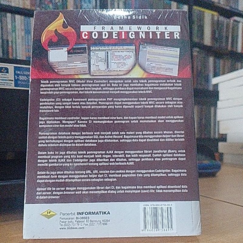 Jual BUKU PRAMENWORK CODEIGNITER MENGGUNAKAN FRAMEWORK CODEIGNITER 2.X ...