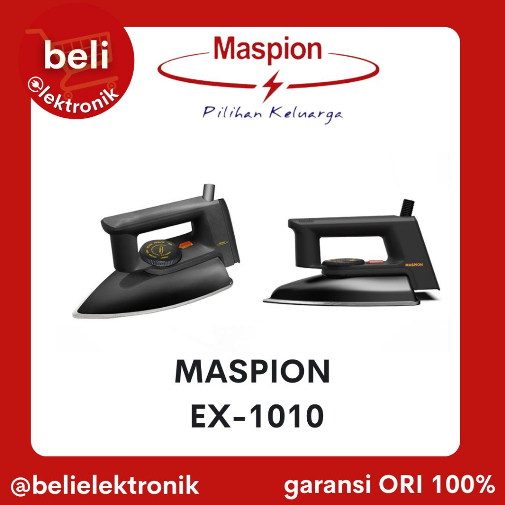Jual MASPION Setrik/Gosokan Listrik Anti Lengket EX-1010 Blackberry ...