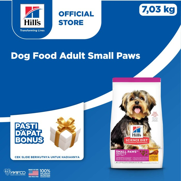 Jual Hill's Science Diet Dog Food Adult Small Paws Chicken 7,03 Kg