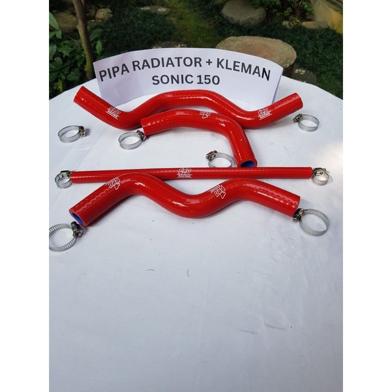 Jual Pipa Radiator + Kleman Sonic 150 Pro 1 Racing | Shopee Indonesia