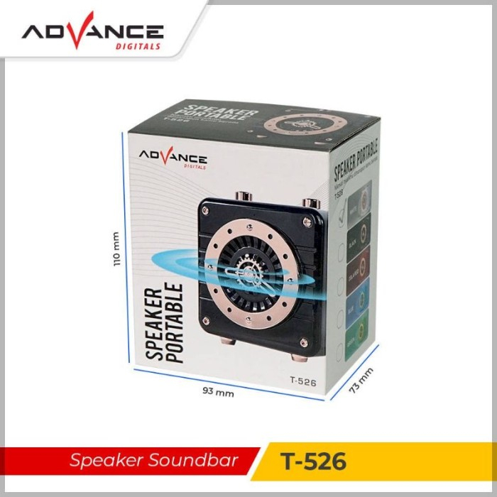Jual Speaker Advance T526 bt Portable Bluetooth T529 BT Portable ...