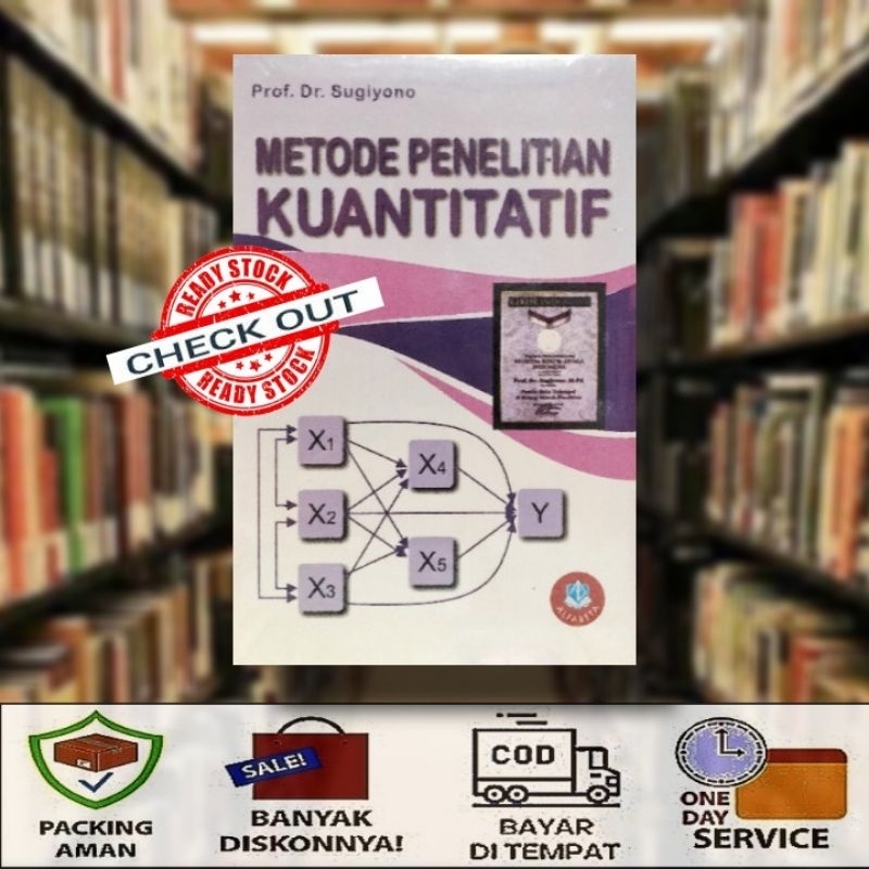 Jual BUKU METODE PENELITIAN KUANTITATIF SUGIYONO EDISI TERBARU 2019 ...