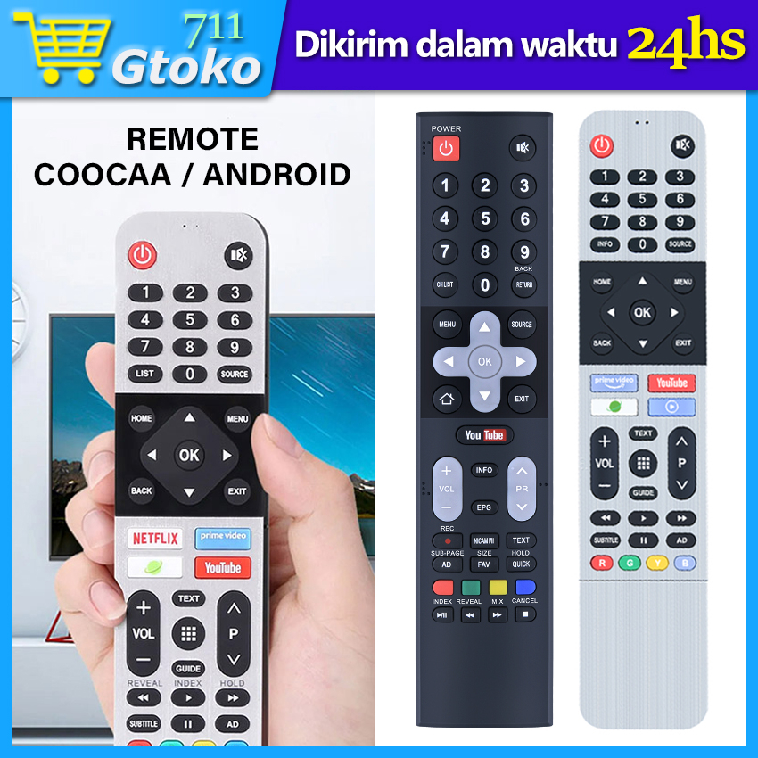 Jual Remote Remot Coocaa LED / LCD Android Smart TV Skyworth Semua Tipe ...