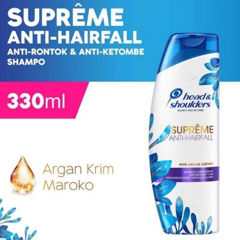 Jual HEAD&SHOULDERS SHAMPOO ANTI KETOMBE SUPREME MOISTURE anti ketombe