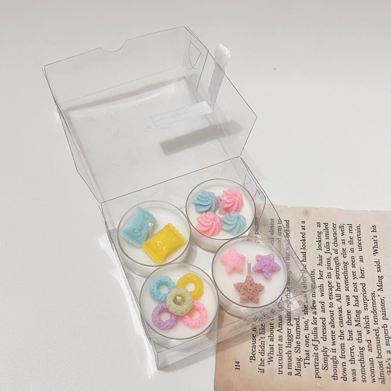 Jual scented tealight candle wedding souvenir birthday gift