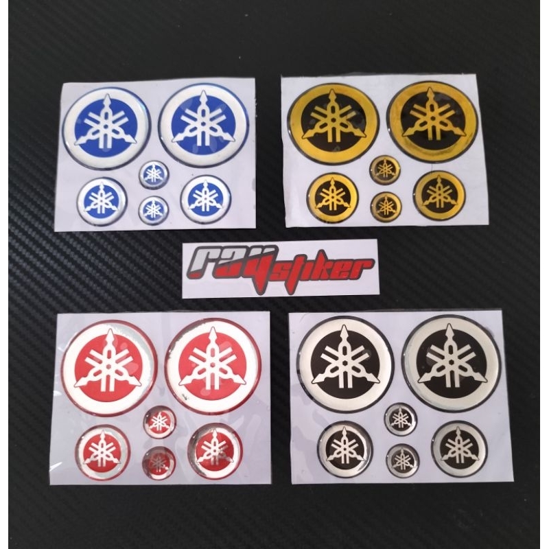 Jual Stiker Timbul Logo Yamaha Set D Shopee Indonesia