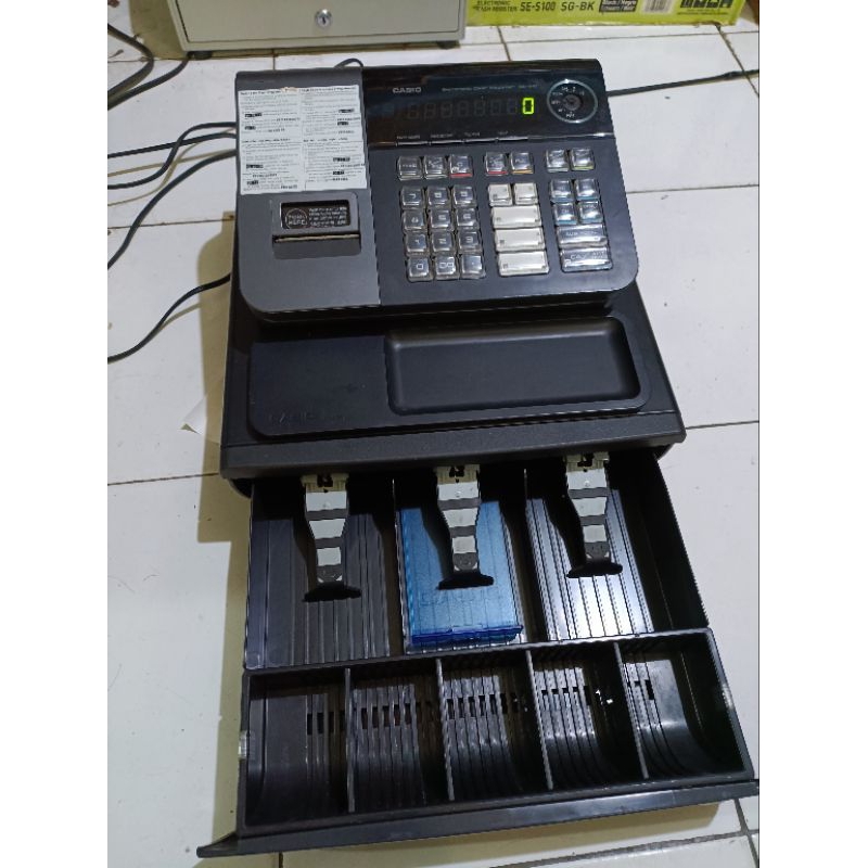 Jual Cash Register Mesin Kasir Casio Se S10 Bekas Mulus Shopee Indonesia 0786