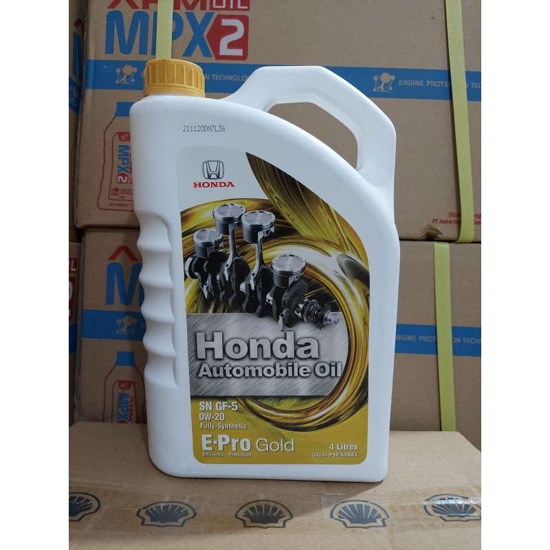 Jual HONDA OIL PRO GOLD ( 4 Liter ) | Shopee Indonesia