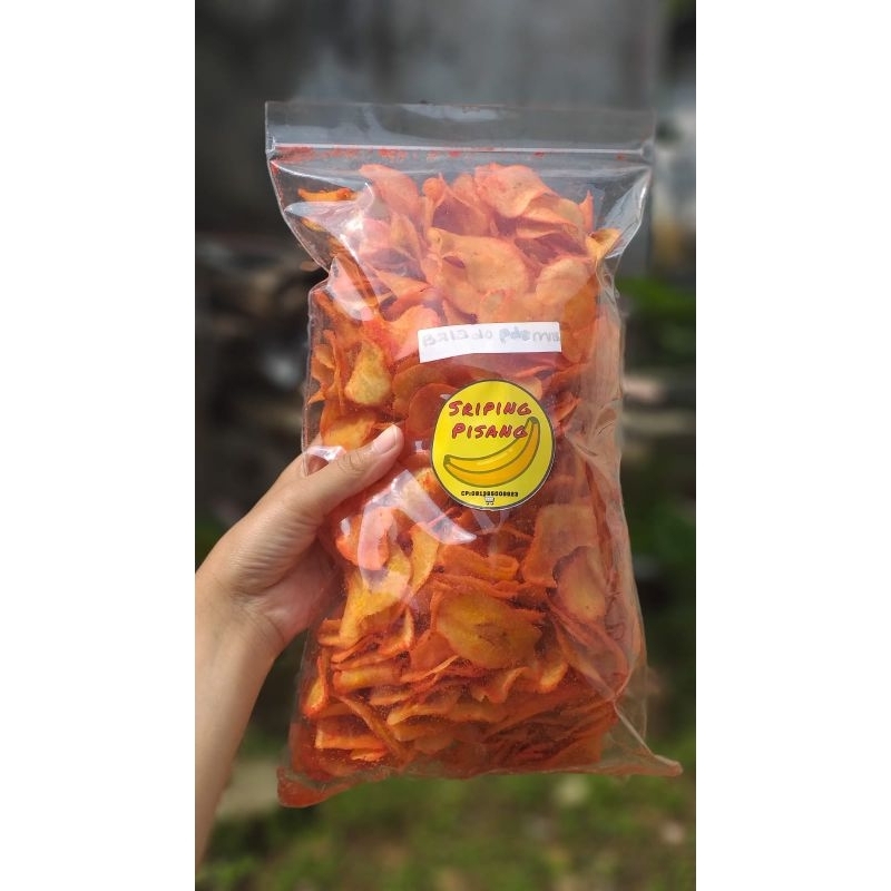 Jual Sriping Pisang Kepok Jipang/Kripik Pisang Kepok Jipang aneka ...