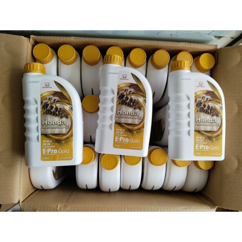 Jual HONDA OIL PRO GOLD 1 Liter ( JUAL 1 DUS ISI 24 PCS ) | Shopee ...