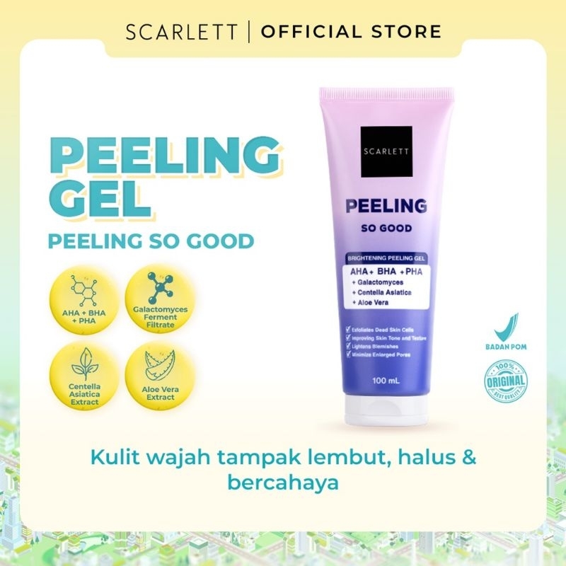 Jual Scarlett Whitening Peeling So Good 100ml Brightening Peeling Gel