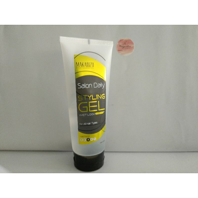 Jual Makarizo Salon Daily Styling Gel Wet Look Tube 200gr Shopee