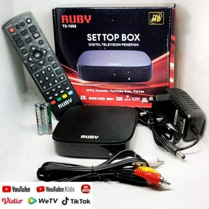 Jual Set Top Box Ruby-Set Top box Ruby bukan Luby-Set top box adaptor
