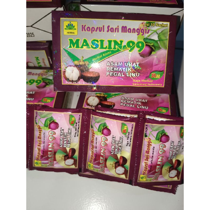 Jual Kapsul Maslin99 Plus Sari Manggis Original 100 Shopee Indonesia