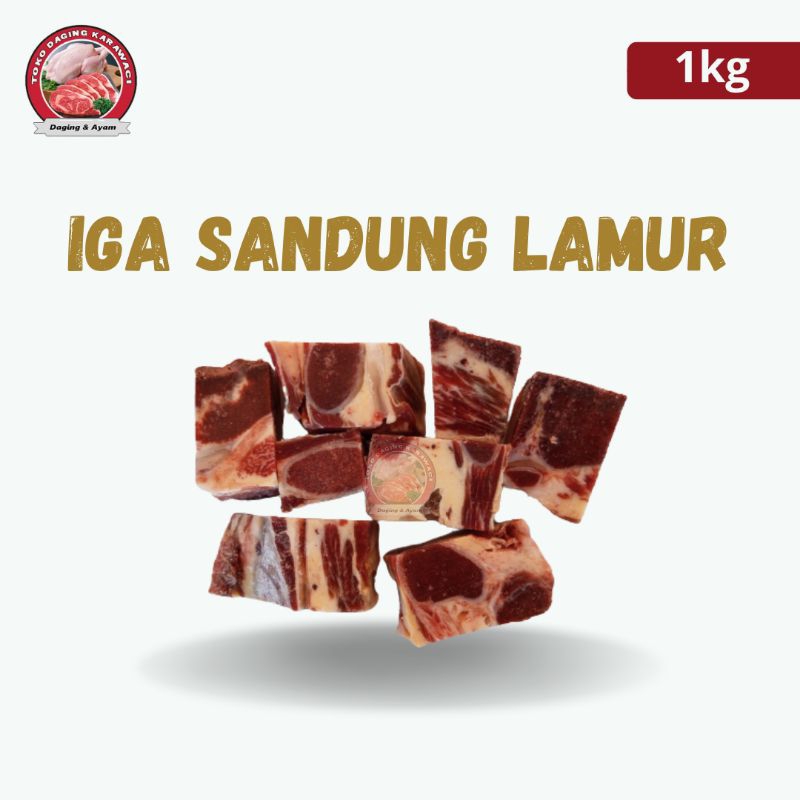 Jual Iga Sandung Lamur / Brisket - 1Kg | Shopee Indonesia