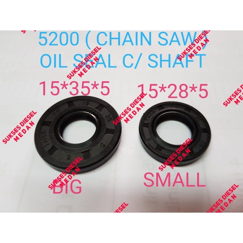 Jual Oil Seal Crankshaft Kur As Big Small Sel Sil Chainsaw Senso Sinso Mini