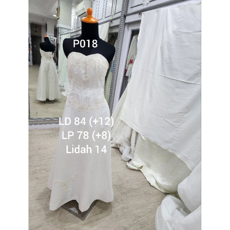 Jual GAUN PENGANTIN / WEDDING GOWN PRELOVED /GAUN PESTA/BRIDE