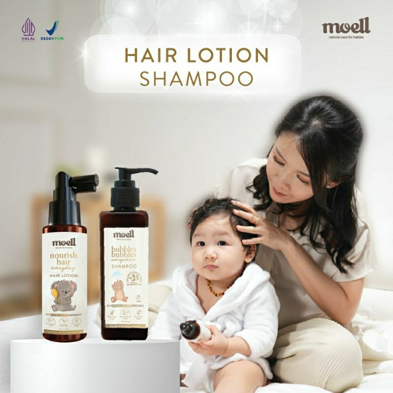 Jual Moell special Bundling Nourish hair everyday hair Lotion