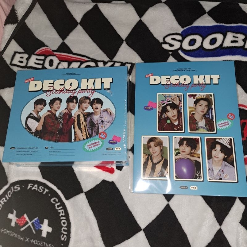 Jual sealed Deco kit txt 2023 tomorrow by together happy birthday party