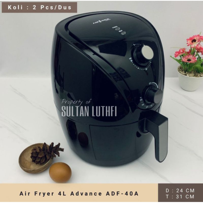 Jual Air Fryer 4 Liter Advance ADF-40A - Penggorengan Listrik Tanpa ...