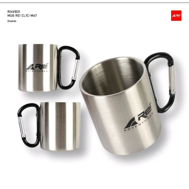 Jual Mug REI CL1C Arei original / gelas carabiner Mug