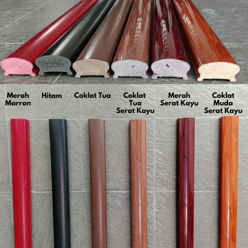 Jual P 2M Handrailing Pvc/Pegangan Railing Tangga Minimalis Profil