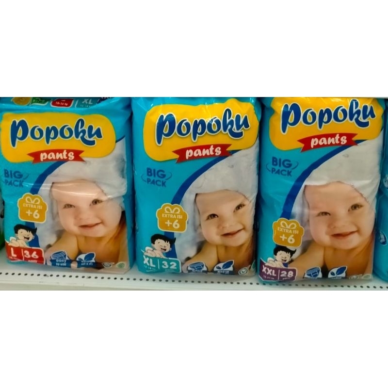 Jual NEW POPOKU BABY PANTS JUMBO PACK | Shopee Indonesia