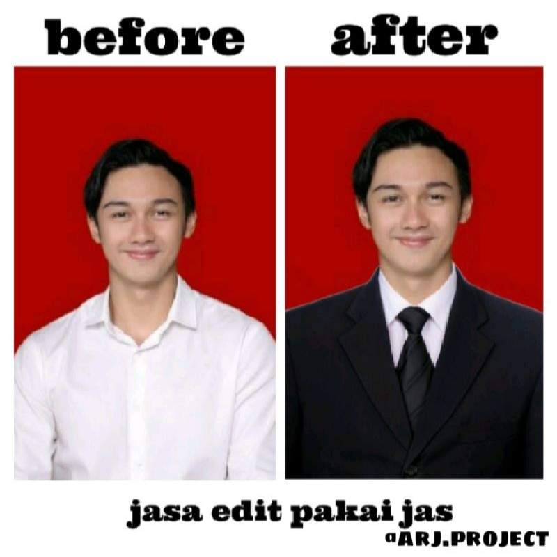 Jual Edit Pas Foto/Edit Baju Jas/Edit Ganti Background Shopee Indonesia
