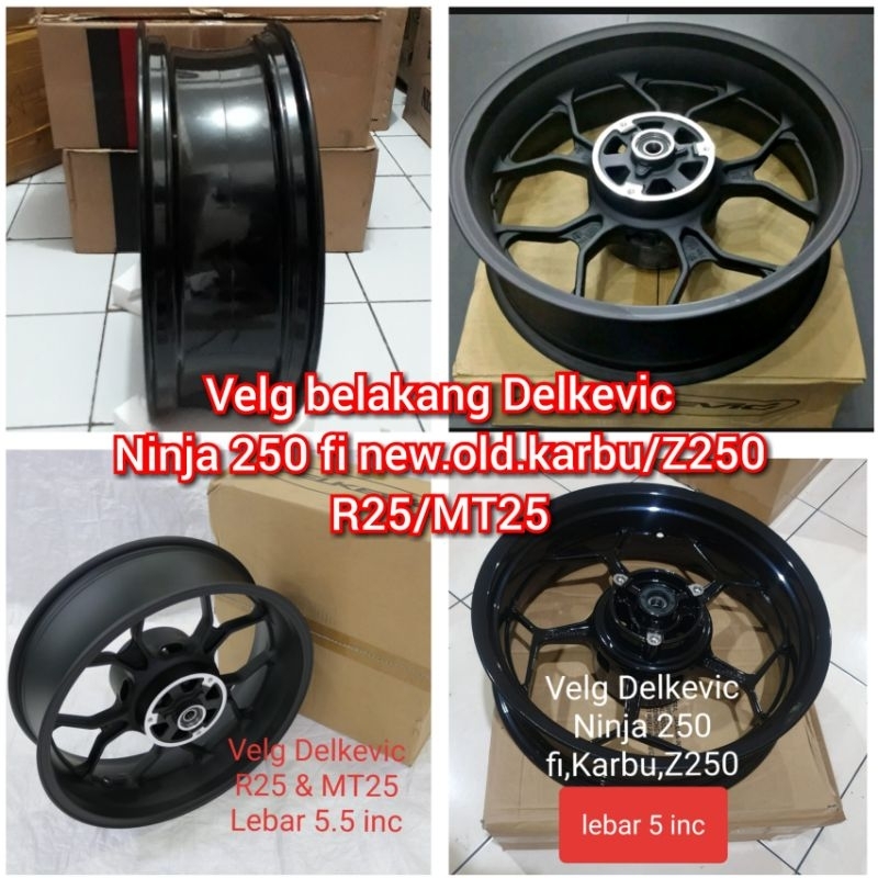 Jual Velg R Mt Ninja Fi Karbu Z Lebar Inc Inci Pelek