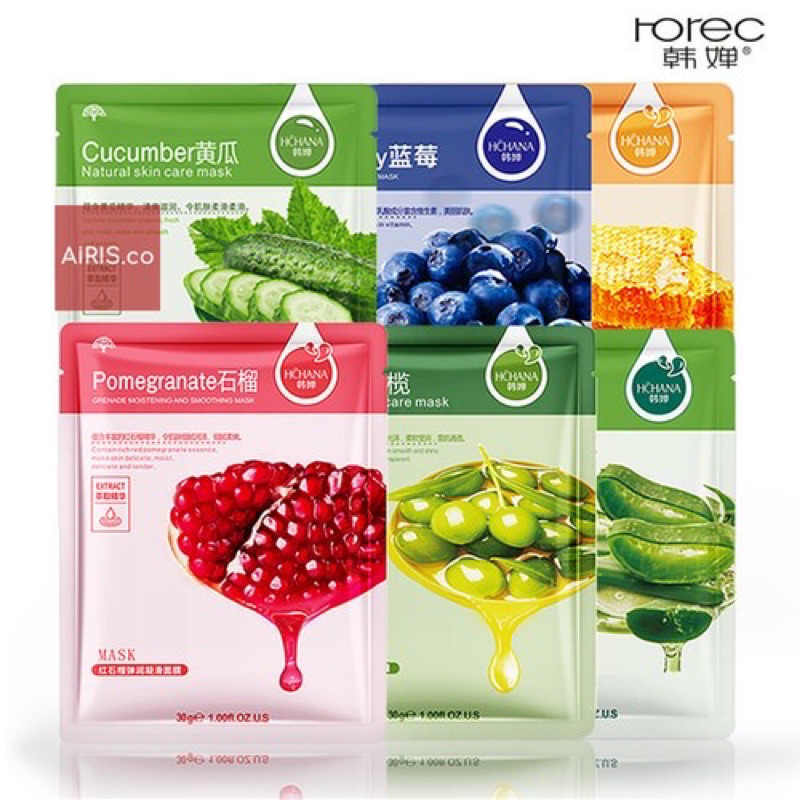 Jual MASKER ROREC/HCHANA ORIGINAL 100% ROREC Natural Skin Masker Wajah