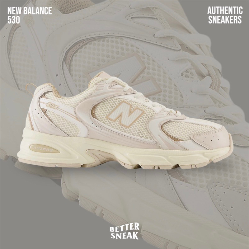 Jual New Balance 530 Beige Angora Original Resmi Map Mr530aa Shopee