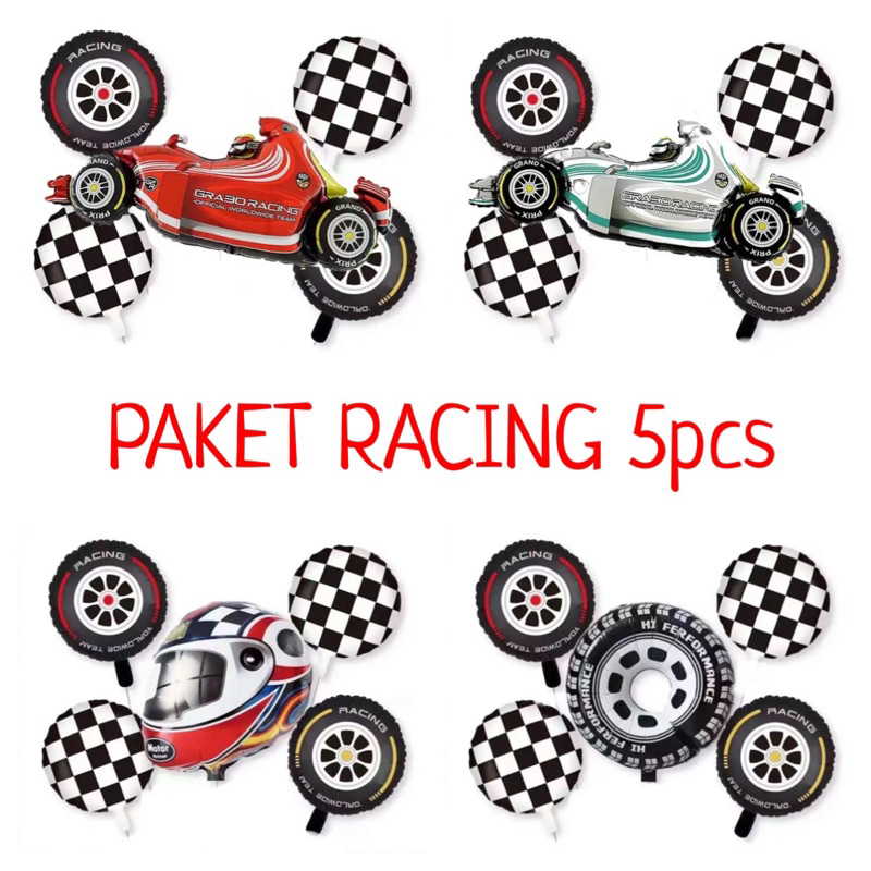 Jual PAKET BALON RACING 5pcs | Shopee Indonesia