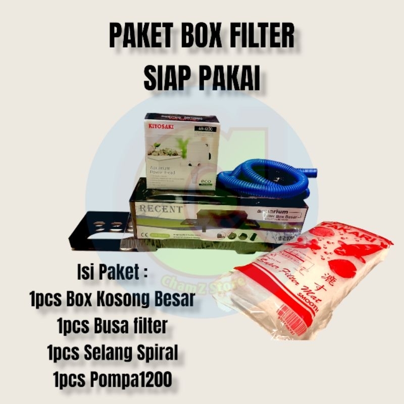 Jual Paket Lengkap Pompa Aquarium Dengan Box Besar Box Filter Lengkap Box Lengkap Shopee